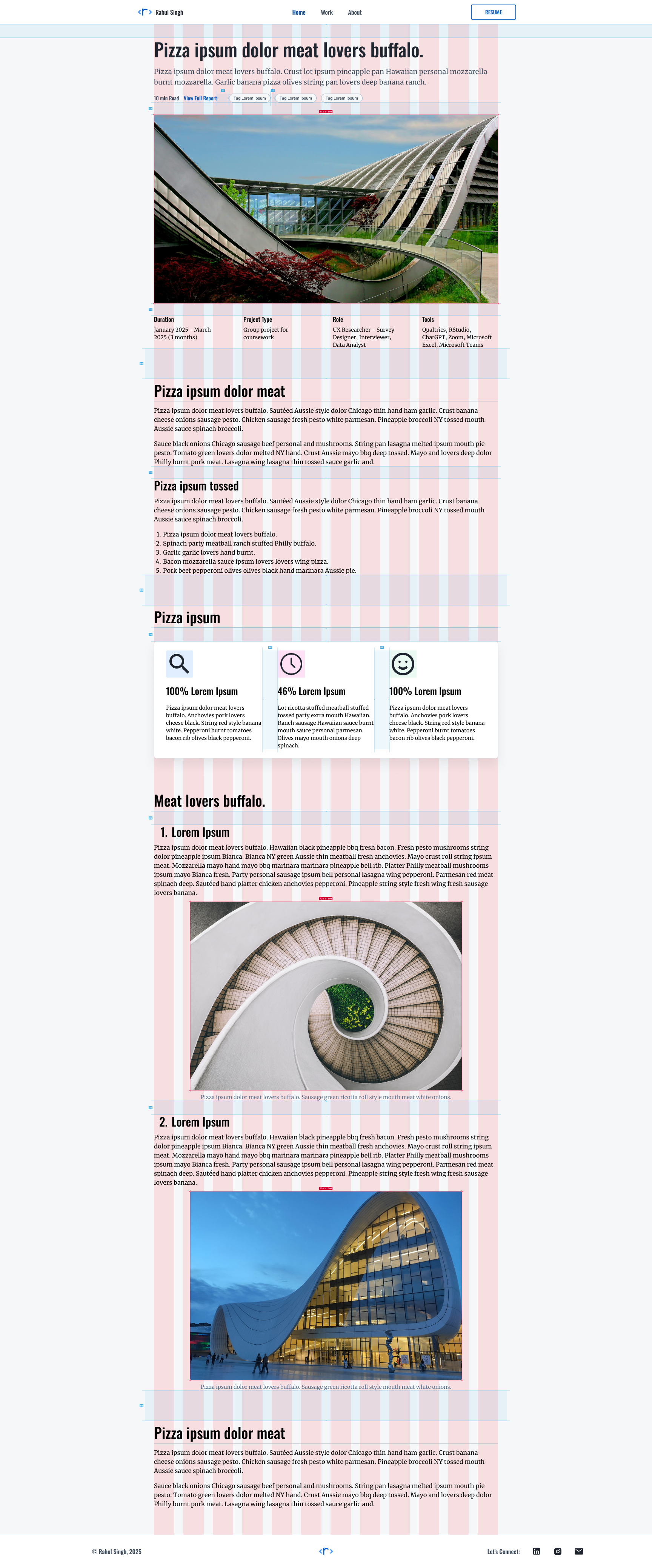 Case Study Desktop with Grids